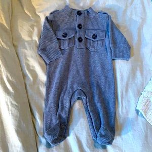 Dark gray knit one piece